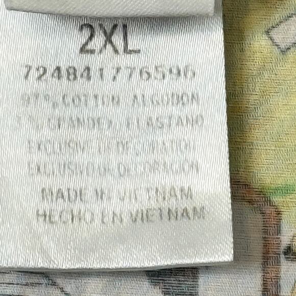 Disney Scrubs Lion King Graphic Print Top Sz 2XL Nursing Medical Workwear - Picture 7 of 9